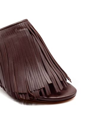 Brown nappa leather mules VIC MATIE' | 1K5602DK16H060335.